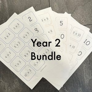 Year 2 Bundle - Times Tables Printable Card Games