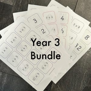 Year 3 Bundle - Times Tables Printable Card Games