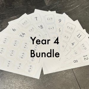 Year 4 Bundle - Times Tables Printable Card Games