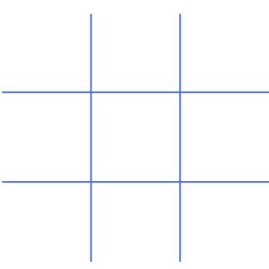 FREE Blank Noughts and Crosses Game Boards